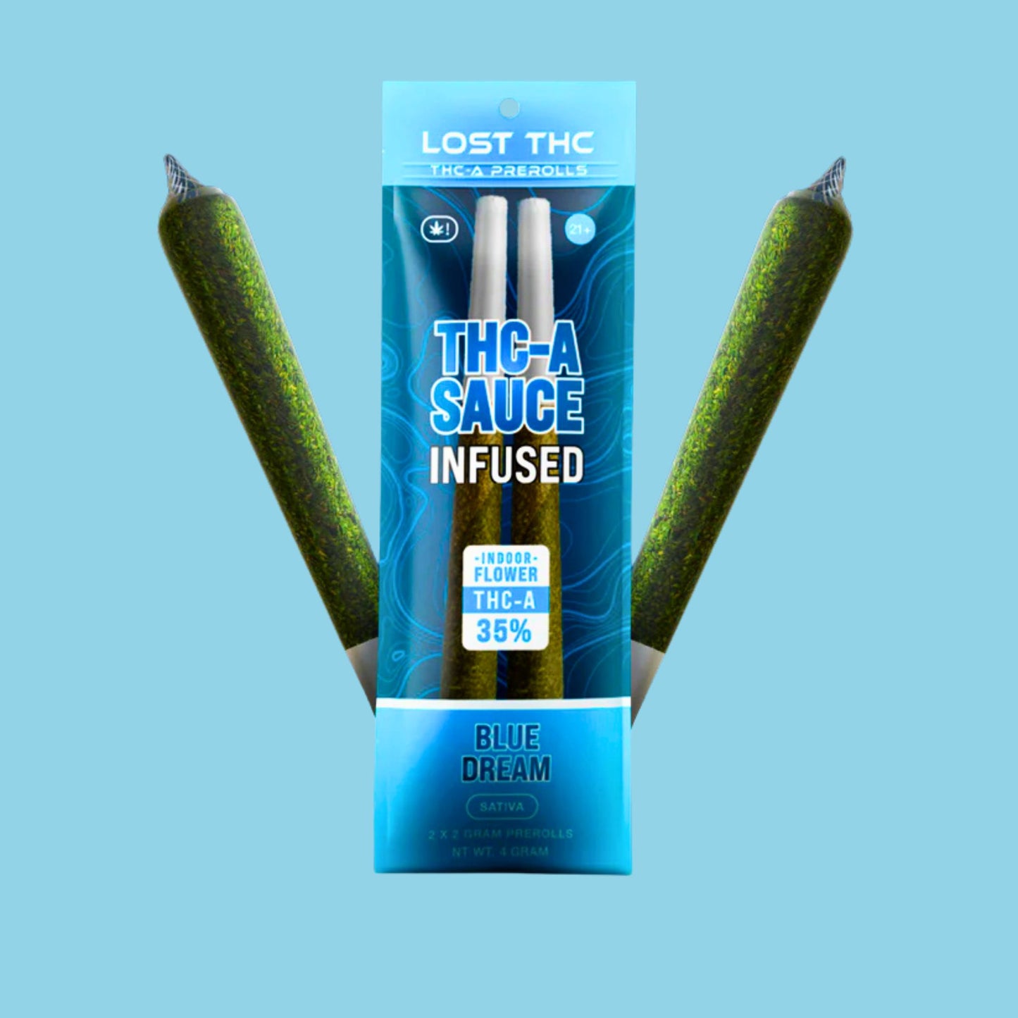 Lost THCA Pre Rolls Blue Dream