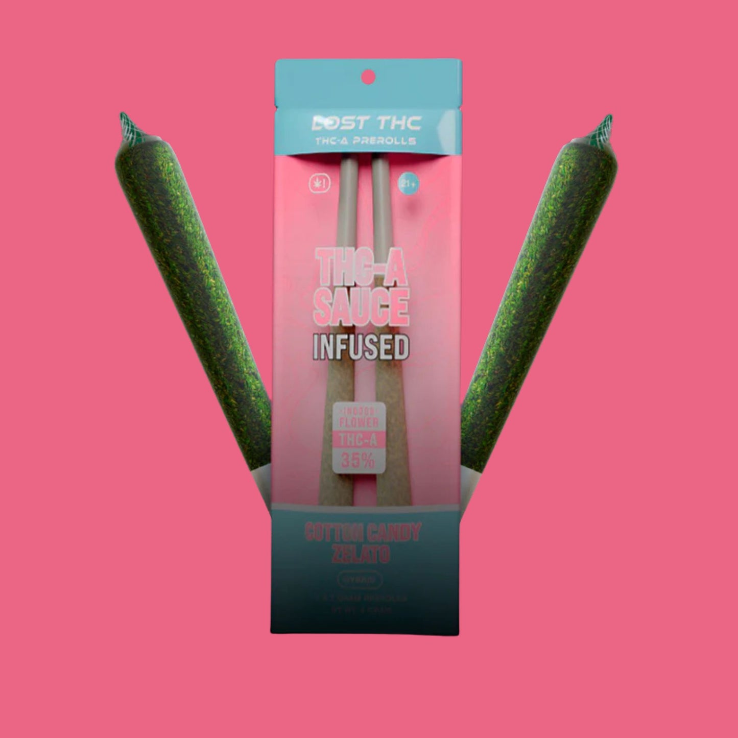 THC-A Preroll Cotton Candy Gelato