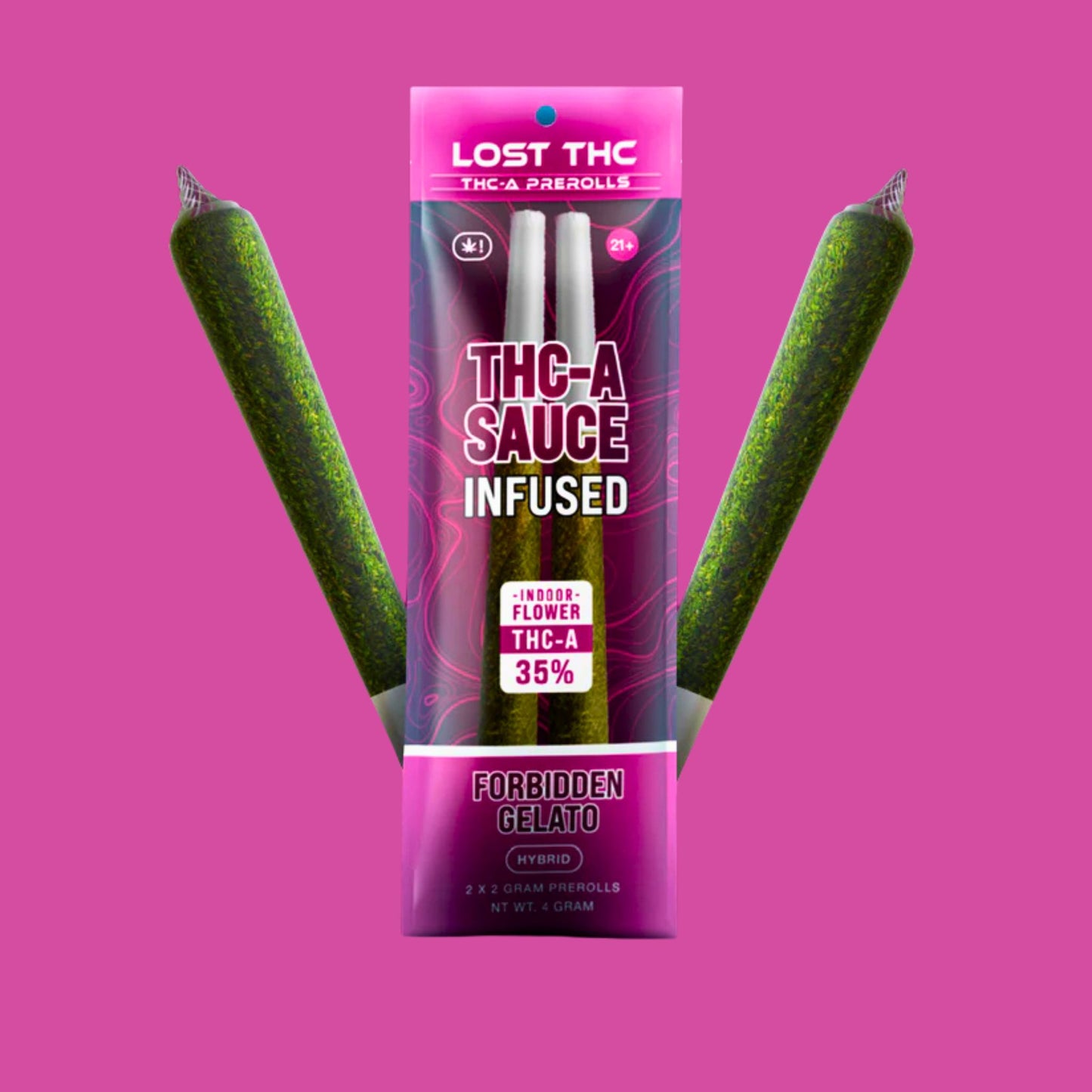 Lost THCA Pre Roll Forbidden Gelato