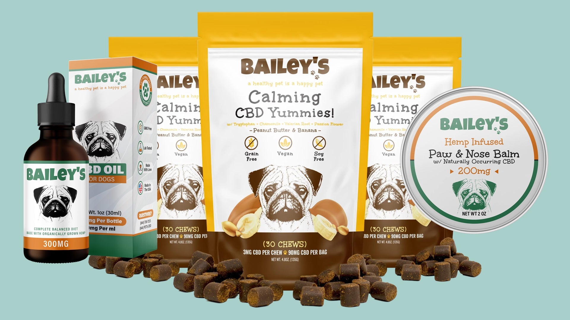 Bailey's CBD Pet Package Giveaway - Naturally Mignon CBD