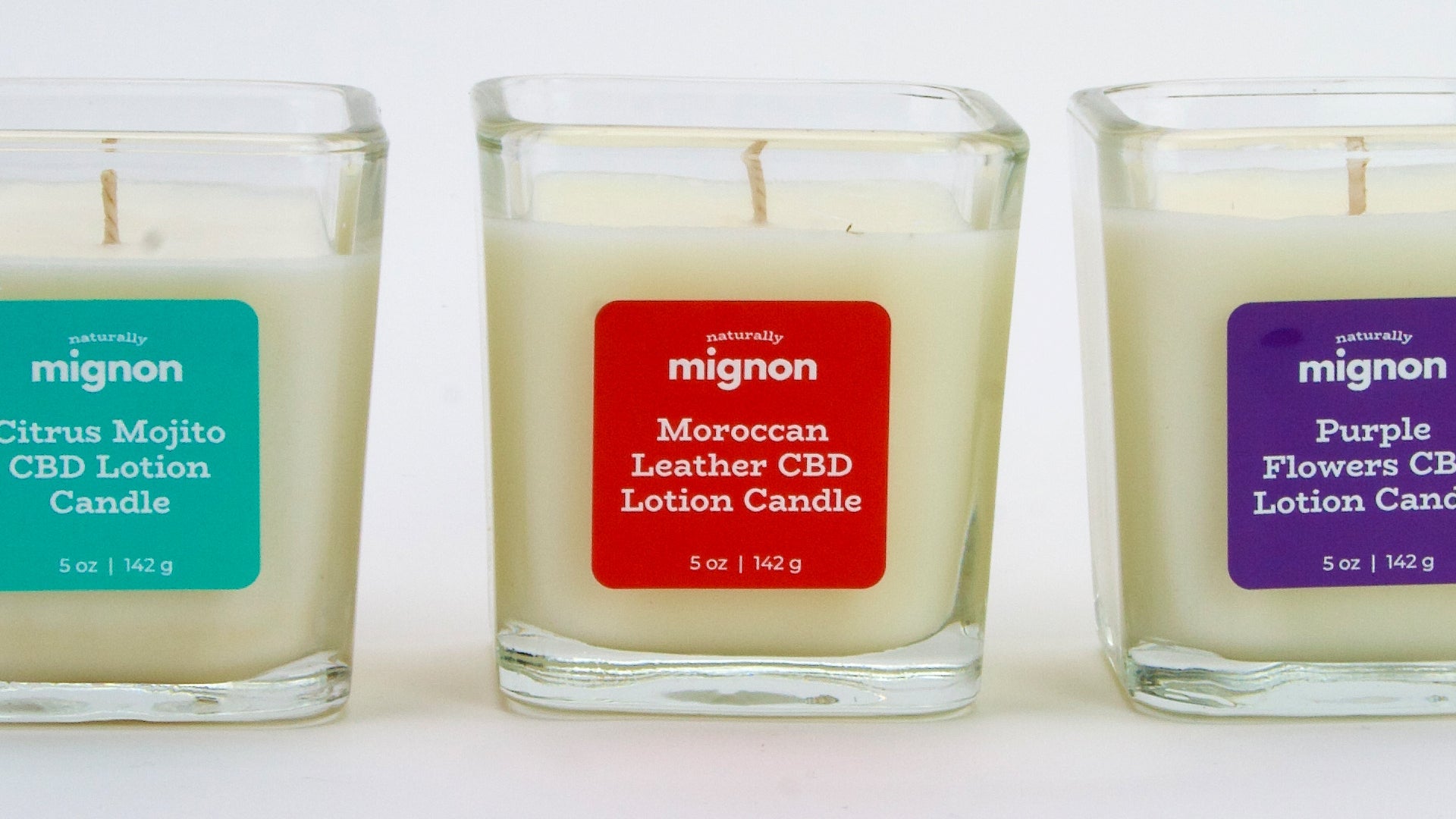 CBD Lotion Candles - Naturally Mignon CBD
