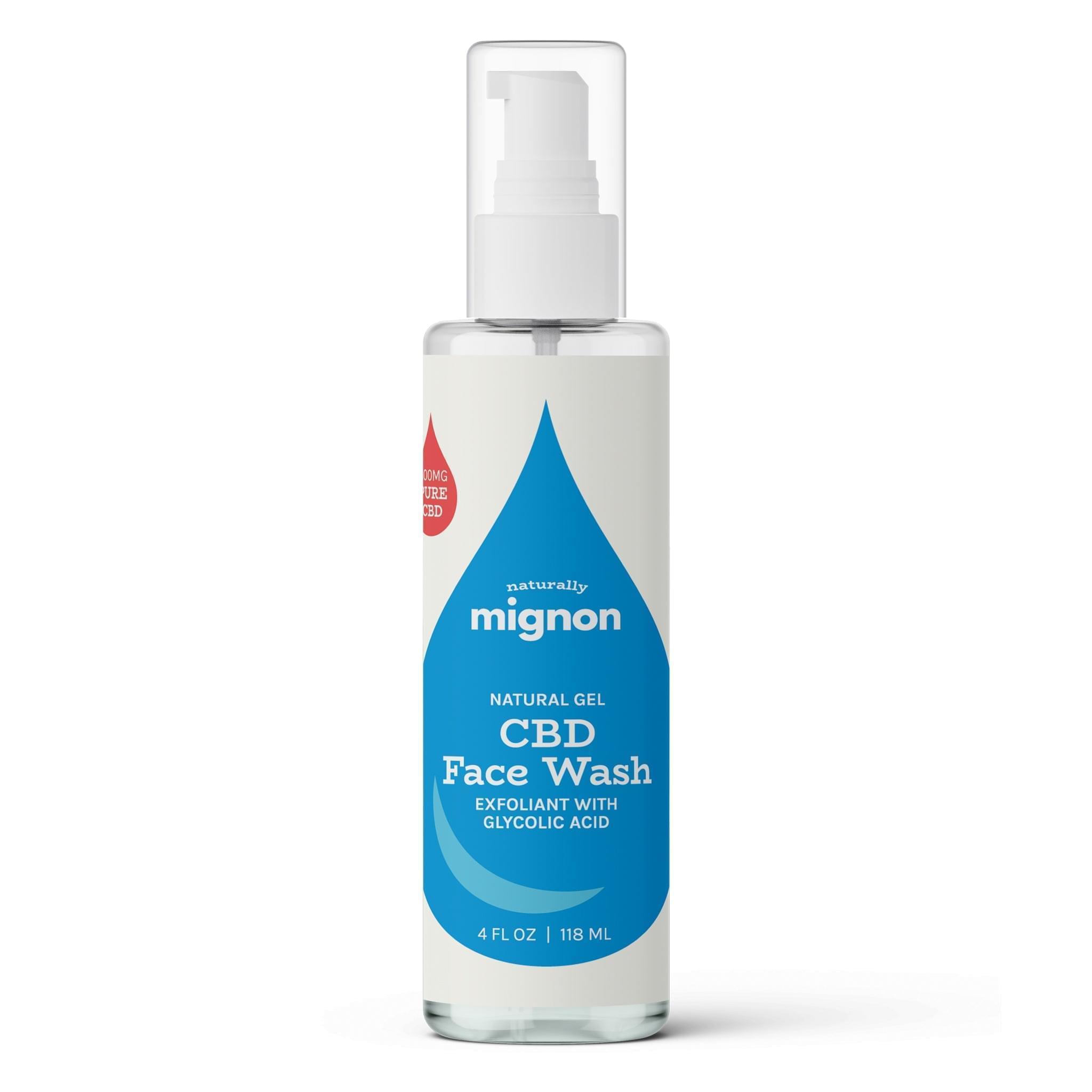 CBD Face Wash with Glycolic Acid - Naturally Mignon CBD