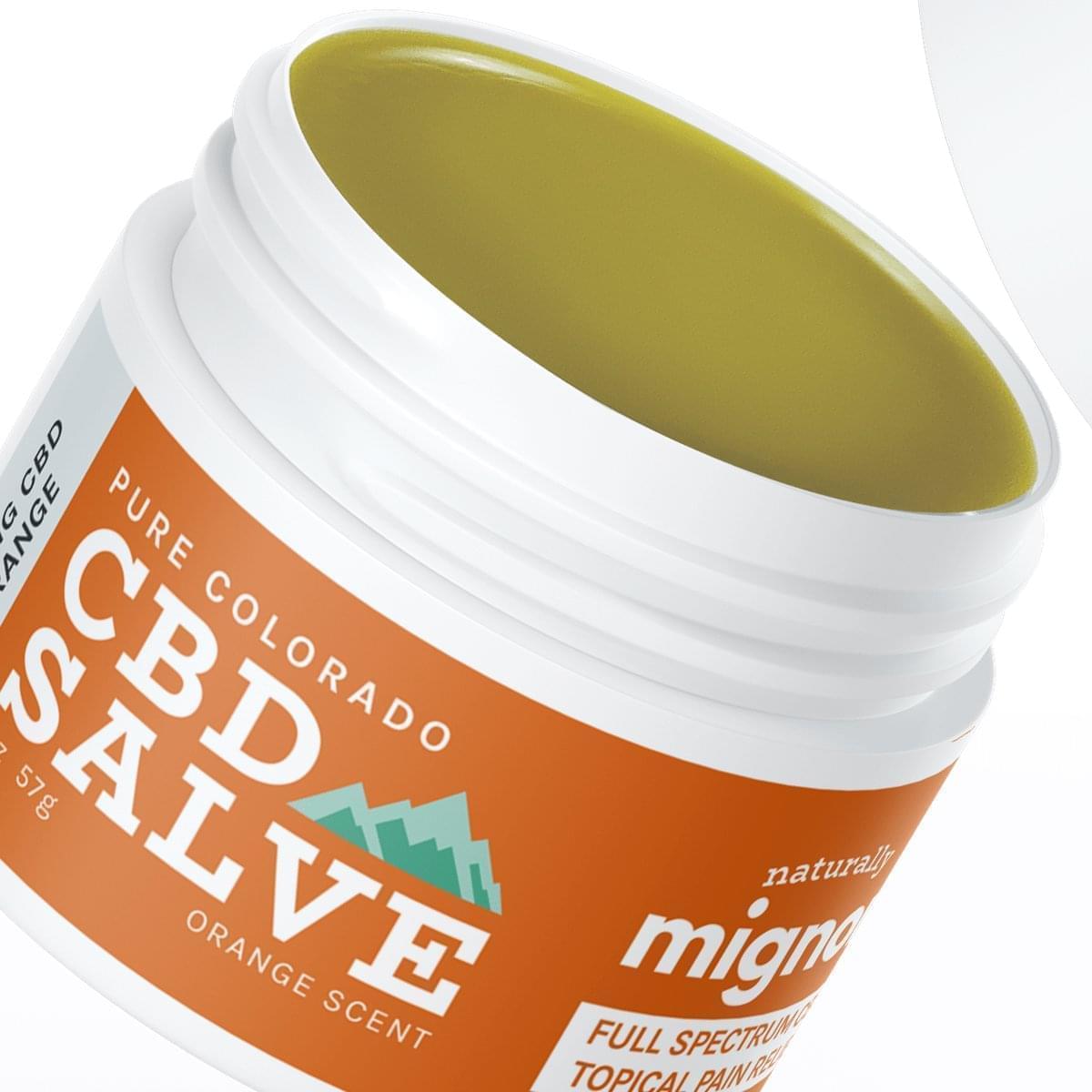 CBD Topical Salve for Pain Orange - Naturally Mignon CBD