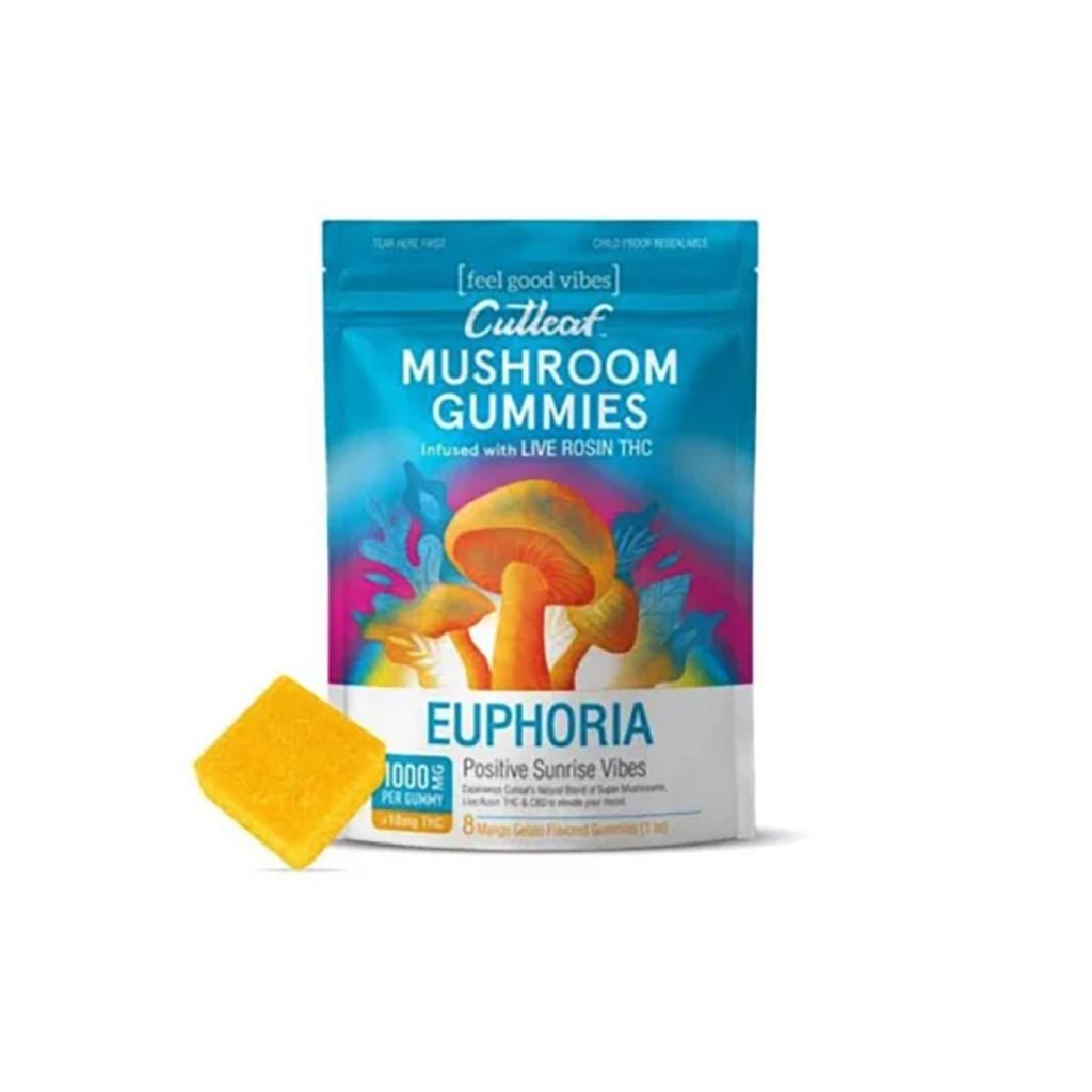 Cutleaf Mushroom Gummies - Euphoria Gummies - Naturally Mignon CBD