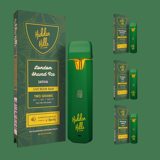 Hidden Hills Vape - 2g Disposable Vape Pen - Fire Fire Blend - Naturally Mignon CBD