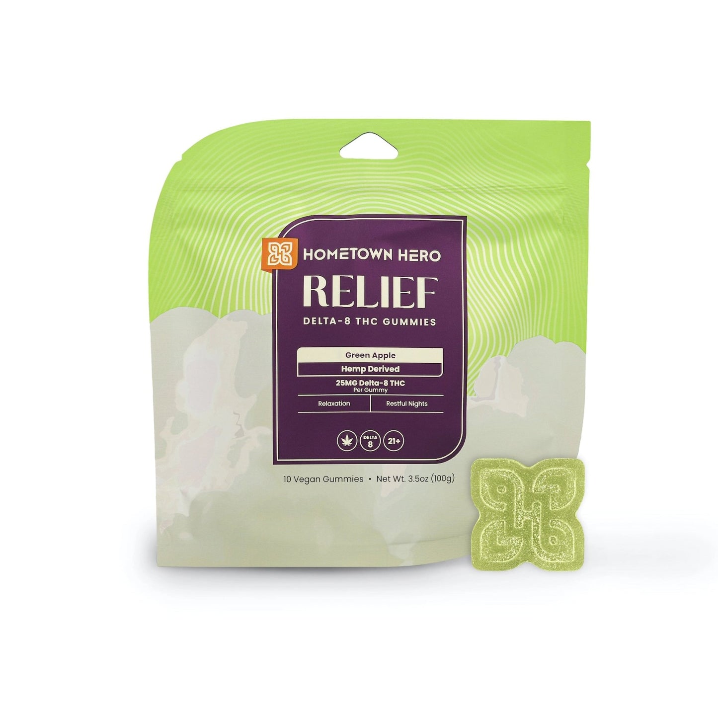 Hometown Hero Delta 8 Relief THC Gummies - Naturally Mignon CBD