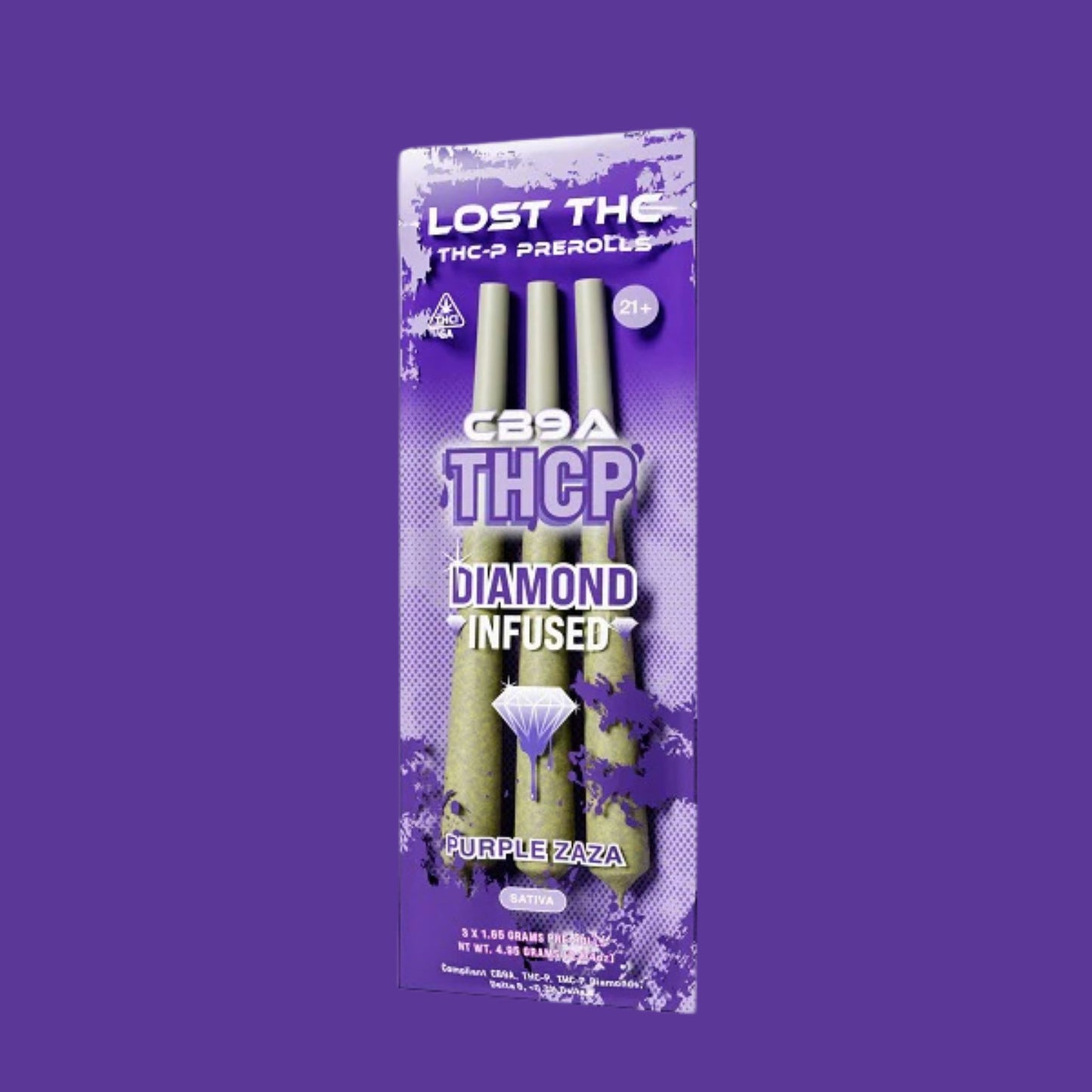 THC Preroll Purple Zaza