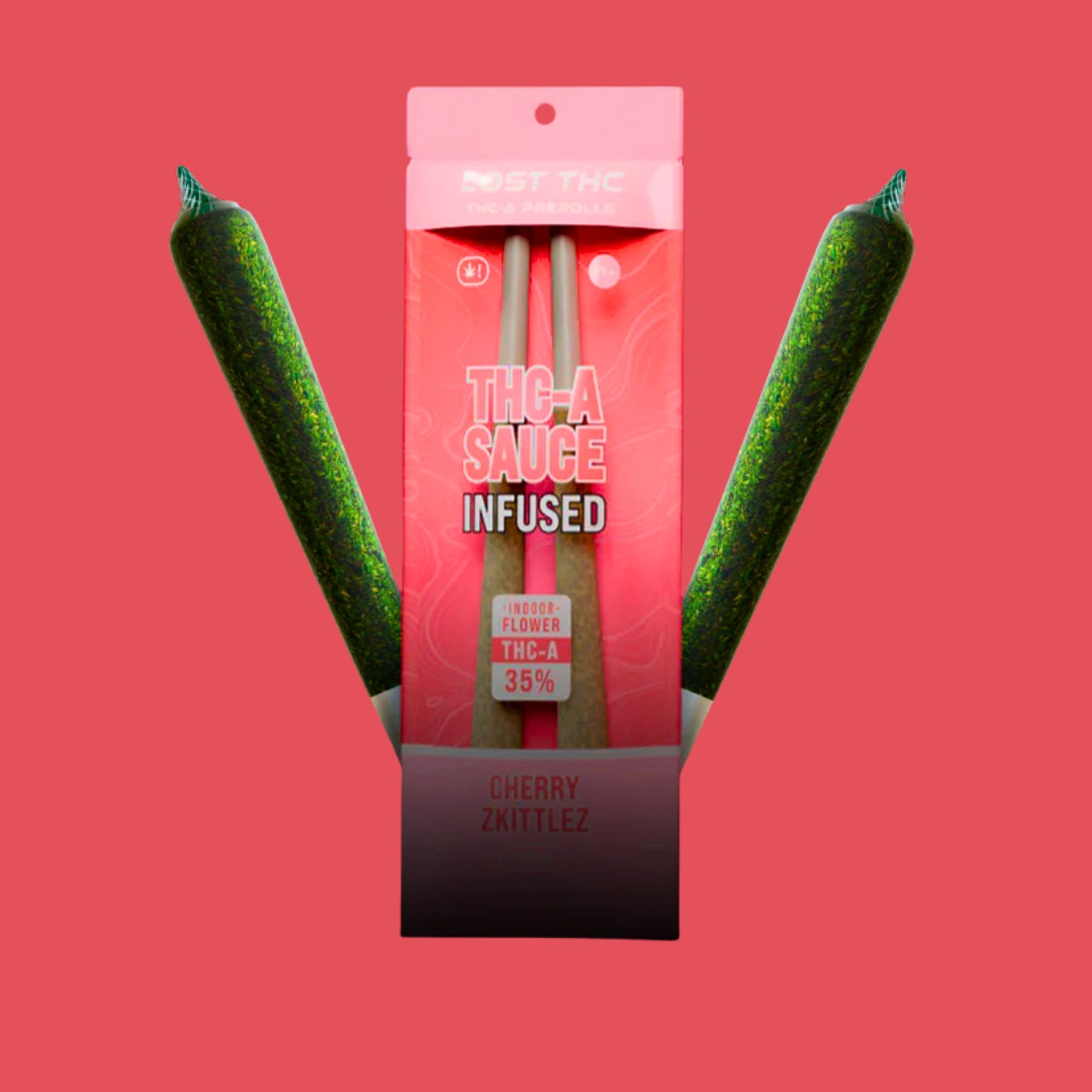 THC-A Preroll Cherry Zkittlez