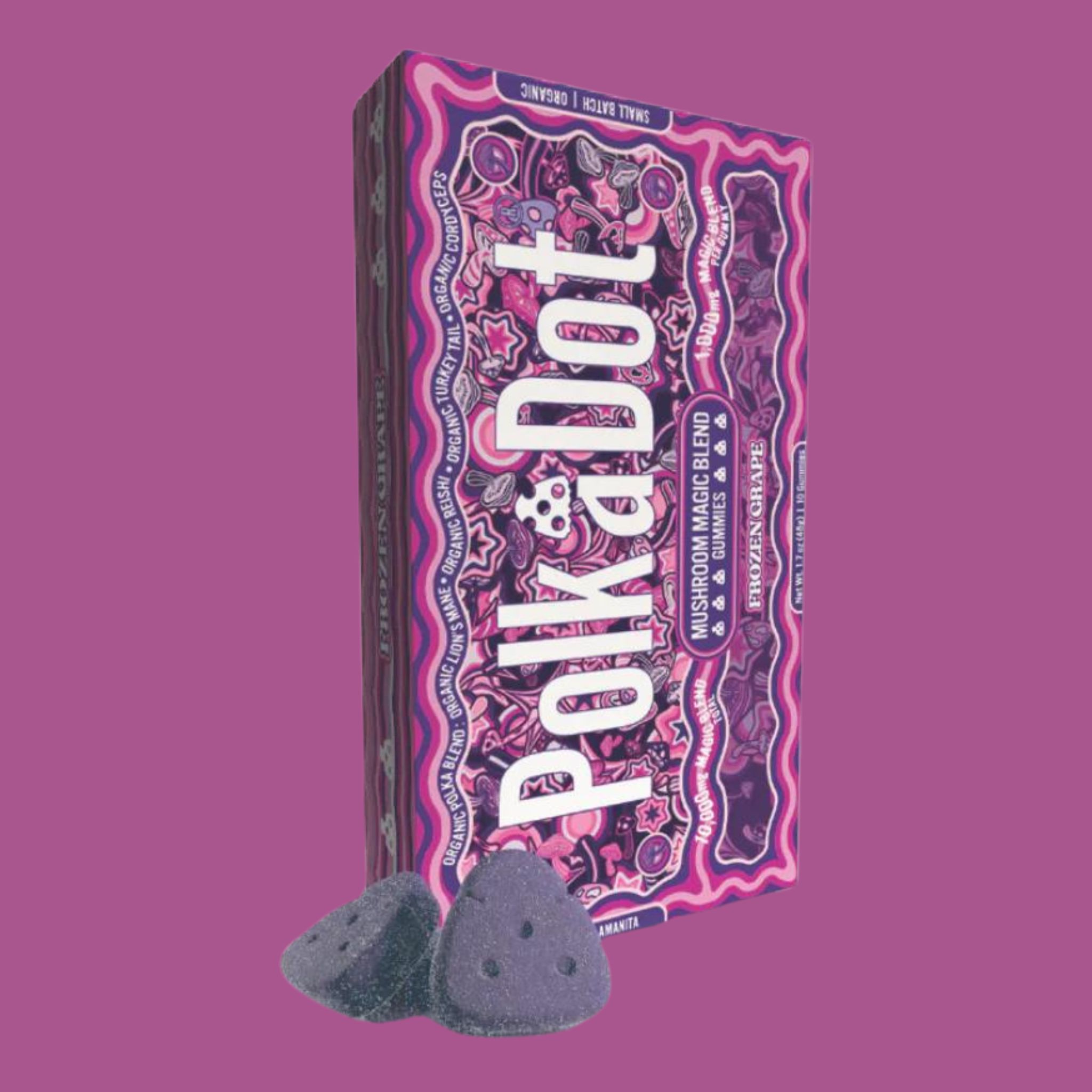 Polk Dot Gummies Frozen Grape