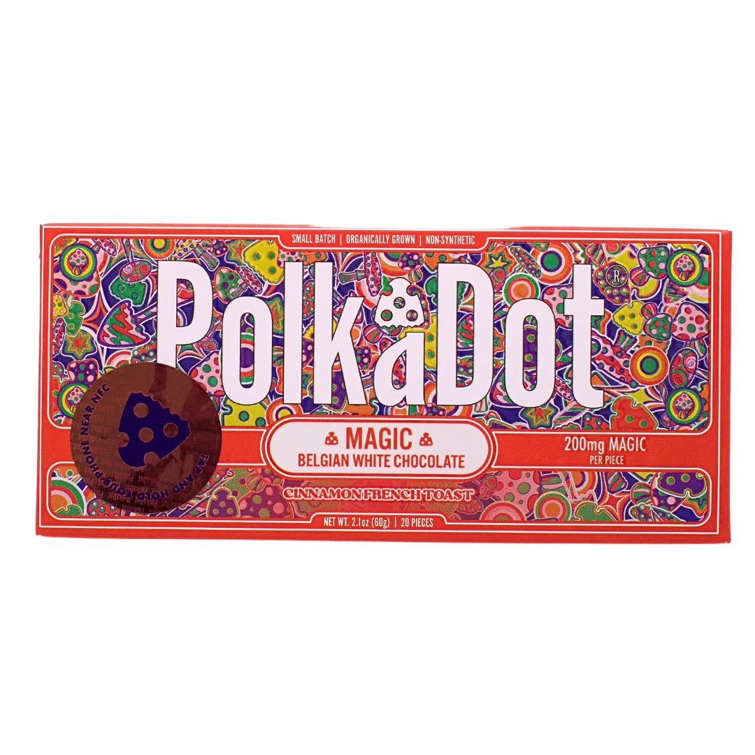 Polkadot Mushroom Chocolate Bar - Naturally Mignon CBD