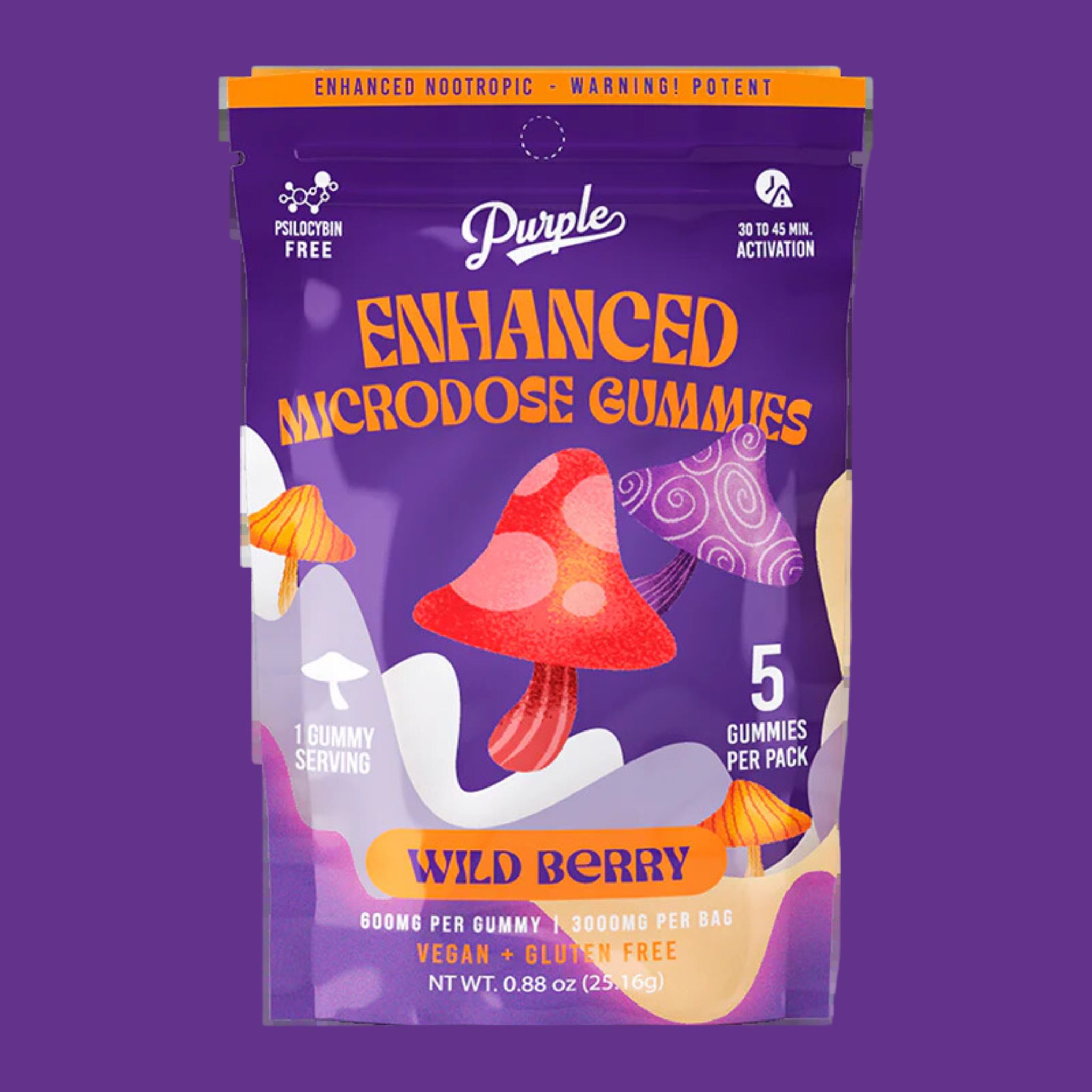 Purple Amanita Mushroom Gummies