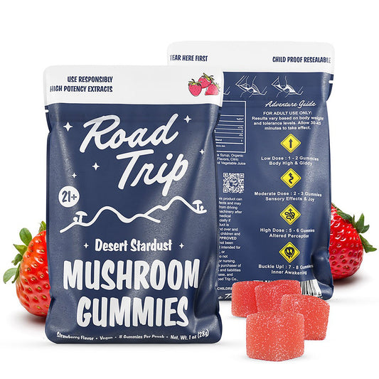 Road Trip Gummies Desert Stardust Mushroom Gummies Strawberry