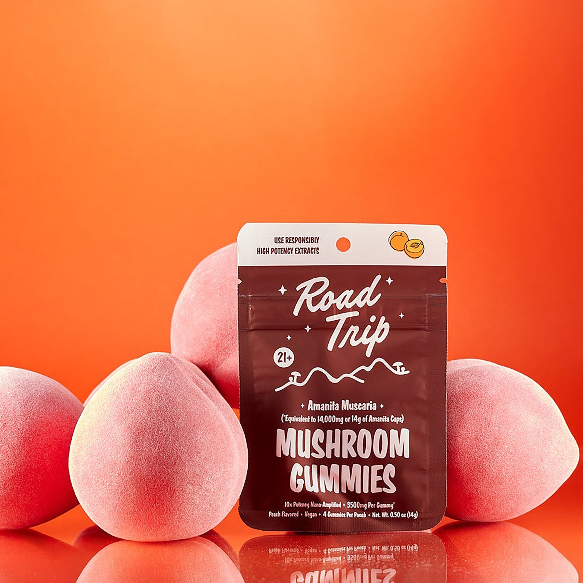 Road Trip Mushroom Gummies - Amanita Muscaria Magic Mushroom - Naturally Mignon CBD