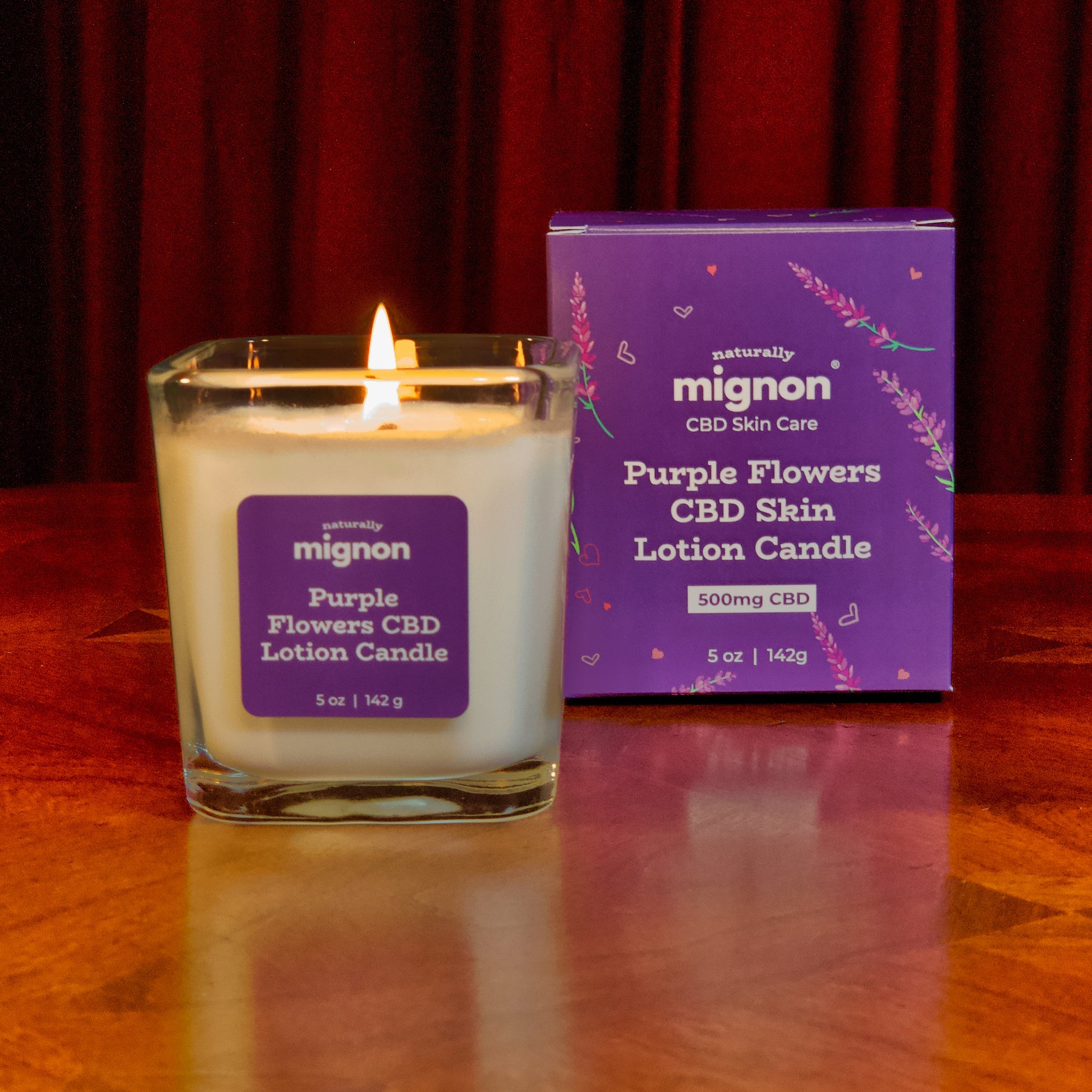 Skin Lotion CBD Candles - Naturally Mignon CBD