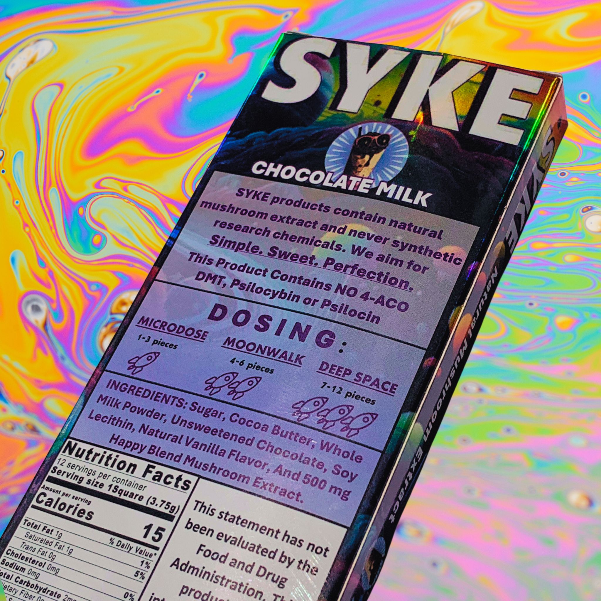 Syke Magic Mushroom Chocolate Bars - Naturally Mignon CBD