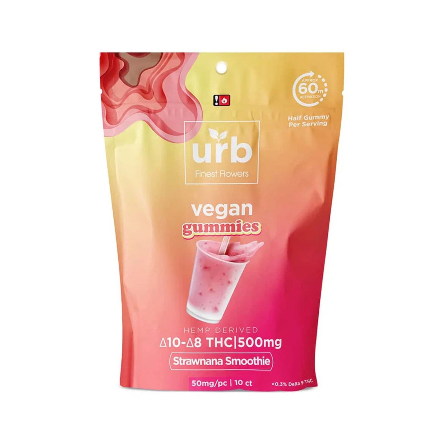 Urb Delta 8 and Delta 10 Vegan Gummies