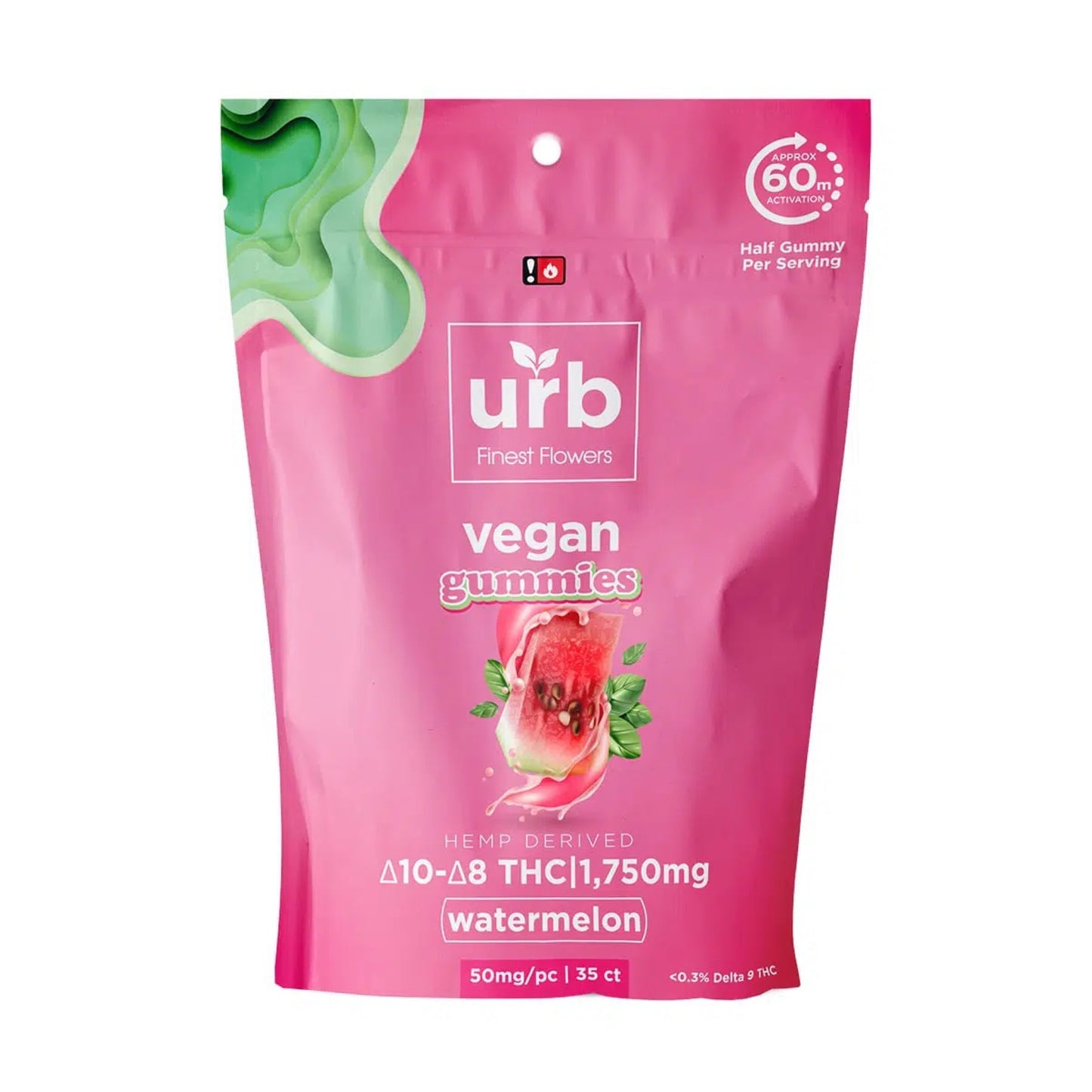 Urb Delta 8 and Delta 10 Vegan Gummies