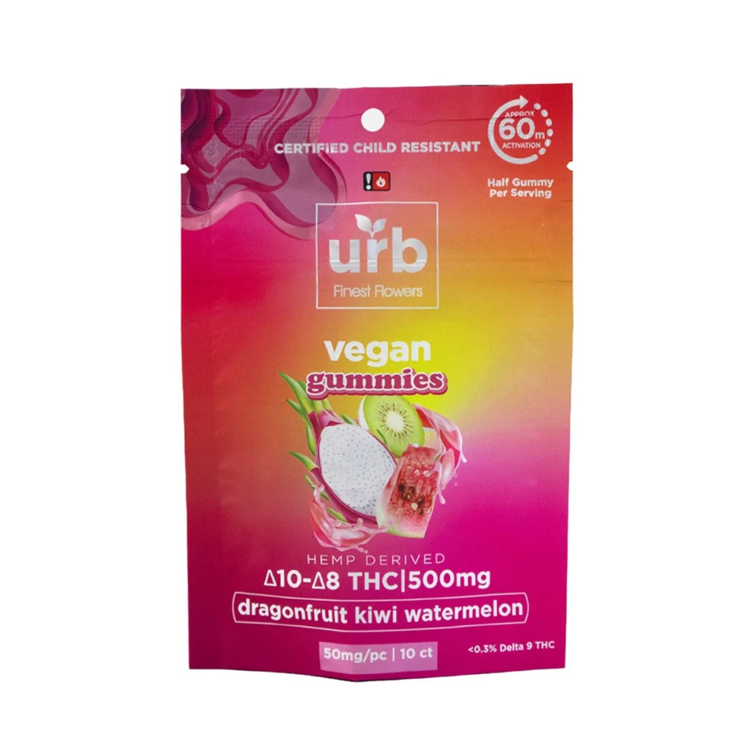 Urb Delta 8 and Delta 10 Vegan Gummies