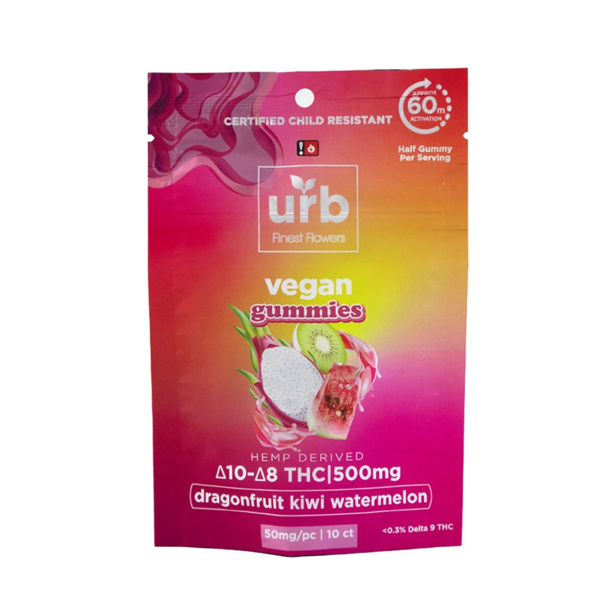 urb Delta 8 and Delta 10 Vegan Gummies