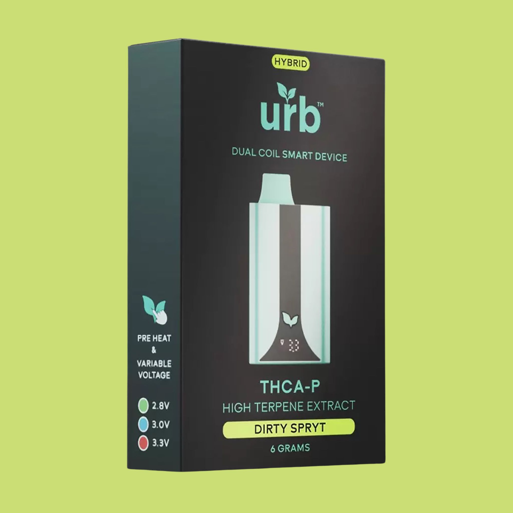 urb Smart Device Live Resin Delta 8 + THCP + THCA Disposable Vape - Naturally Mignon CBD