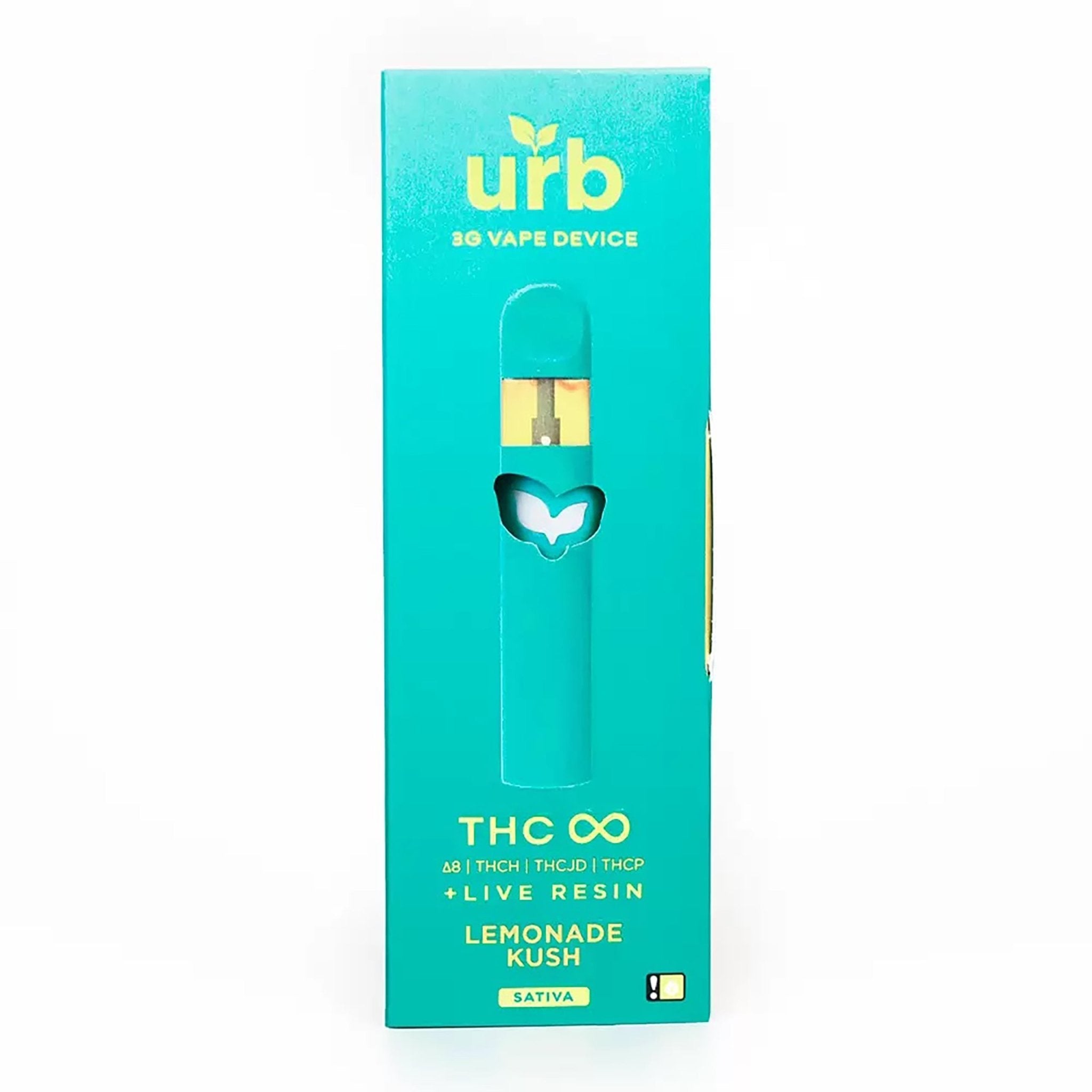 urb THC Infinity Live Resin Disposable Vape Pen - Naturally Mignon CBD