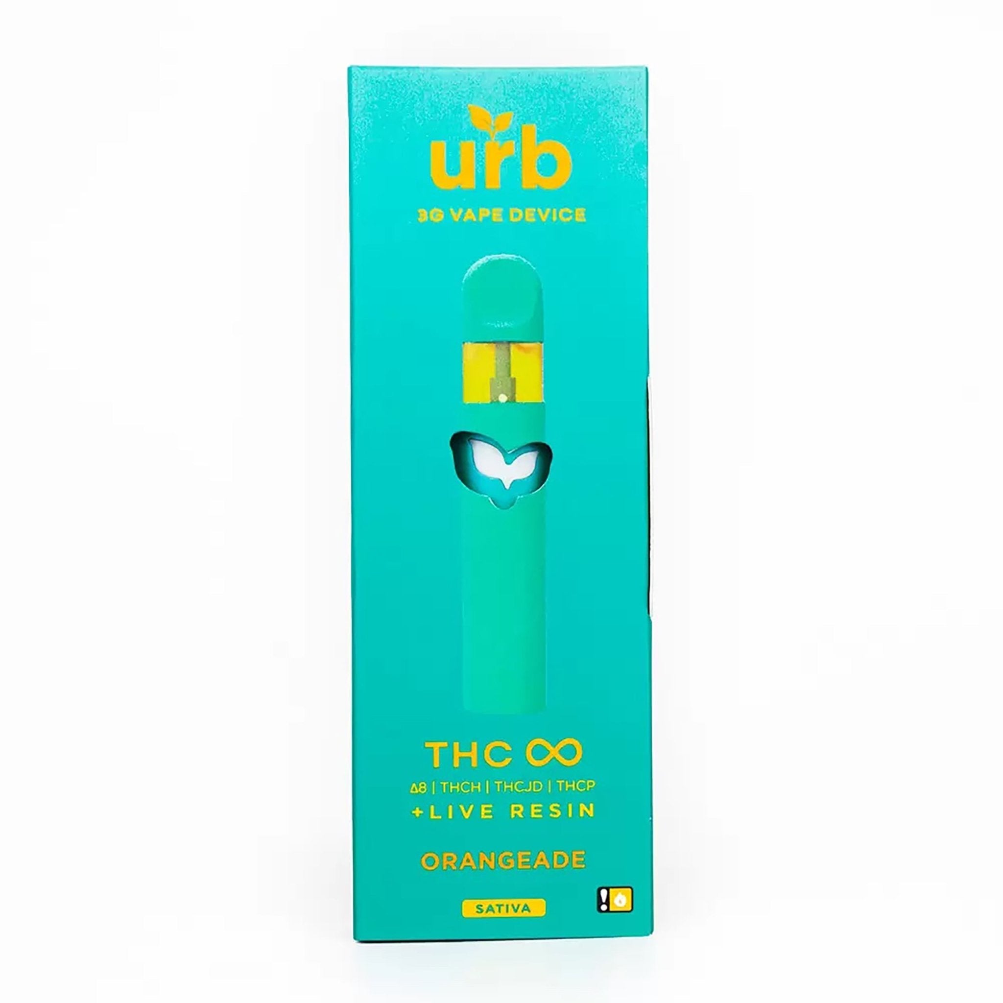 urb THC Infinity Live Resin Disposable Vape Pen - Naturally Mignon CBD