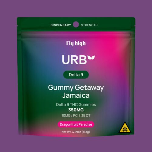 Urb Delta 9 Gummies Dragonfruit Paradise Bag