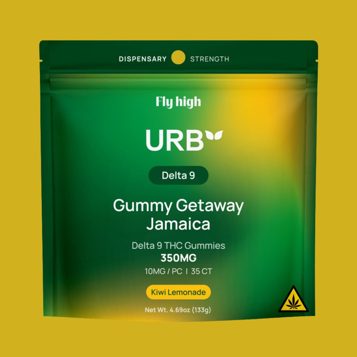 Urb Delta 9 Gummies Kiwi Lemonade Bag