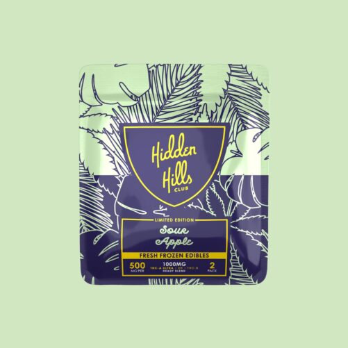 Hidden Hills Gummies Sour Apple