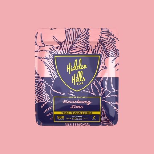 Hidden Hills Heady Gummies strawberry lime