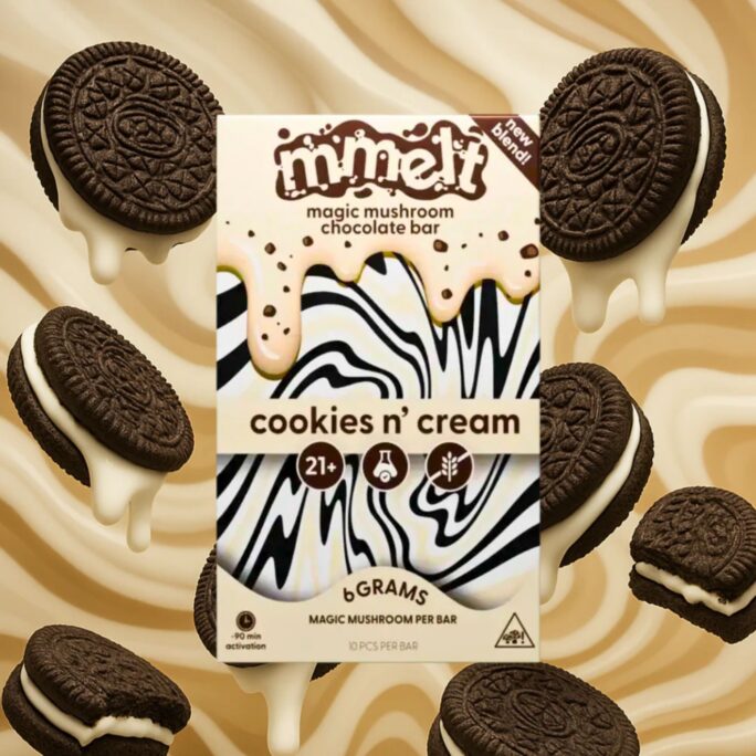 mmelt Mushroom Chocolate Cookies and Cream
