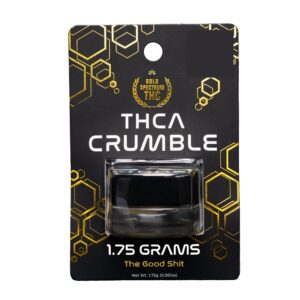 THCA Crumble from Gold Spectrum Crumble Wax